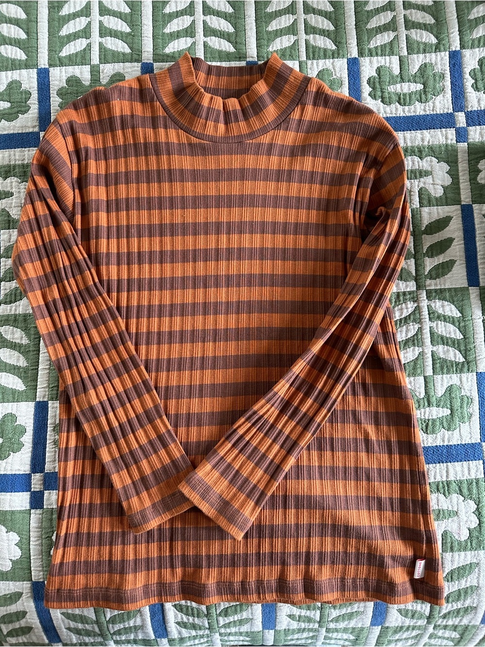 Tiny Cottons mock neck top unisex 12